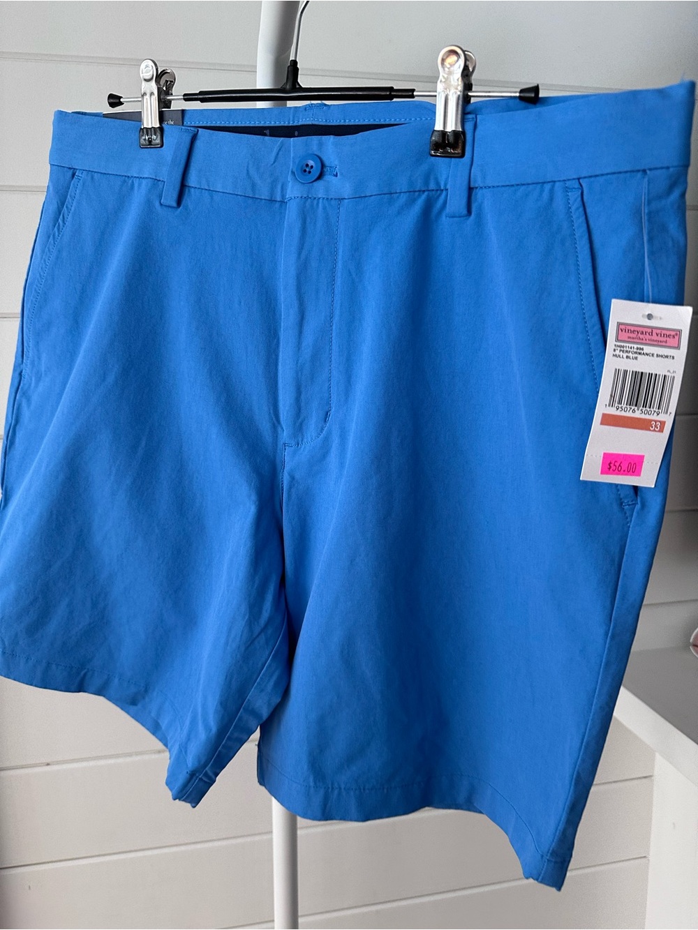 Vineyard Vines Men’s Bright Blue Flat Front Shorts